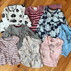 Long sleeve tops and tunics LOT